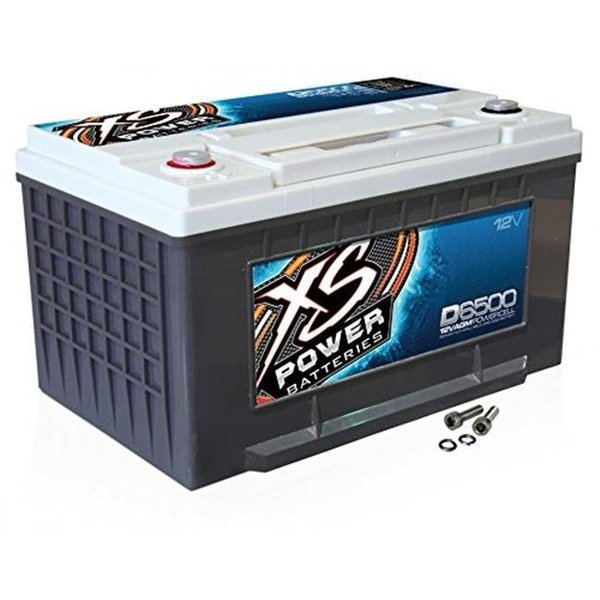 Xpal Power XS Power D6500 3900A 12V BCI Group 65 AGM Performance Reserve Car Battery D6500